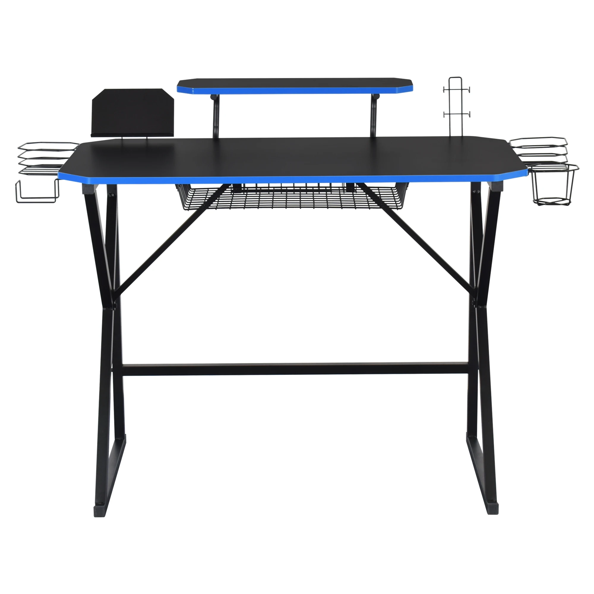 Бесплатный образец игрового стола гоночный стол для электронных видов спорта RGB светодиодные фонари игровой ПК с подстаканниками крючком наушников