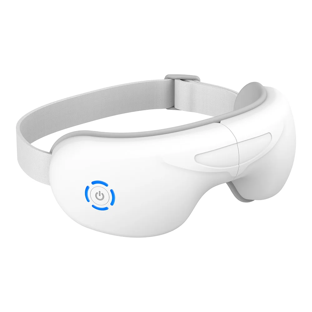 Vibrating Warm Heated Air Pressure Eye Massage Equipment Device Wireless Vibrative ems Eye Massager with Music
