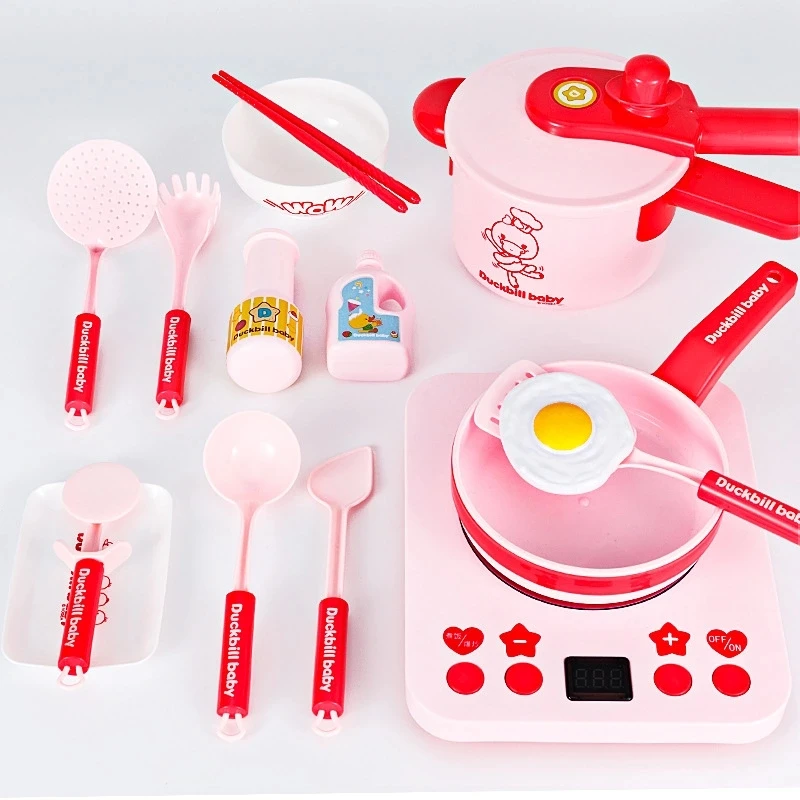 Лидер продаж, детские игрушки Platypus, имитация готовки, посуда, детский игровой домик, кухонные игрушки