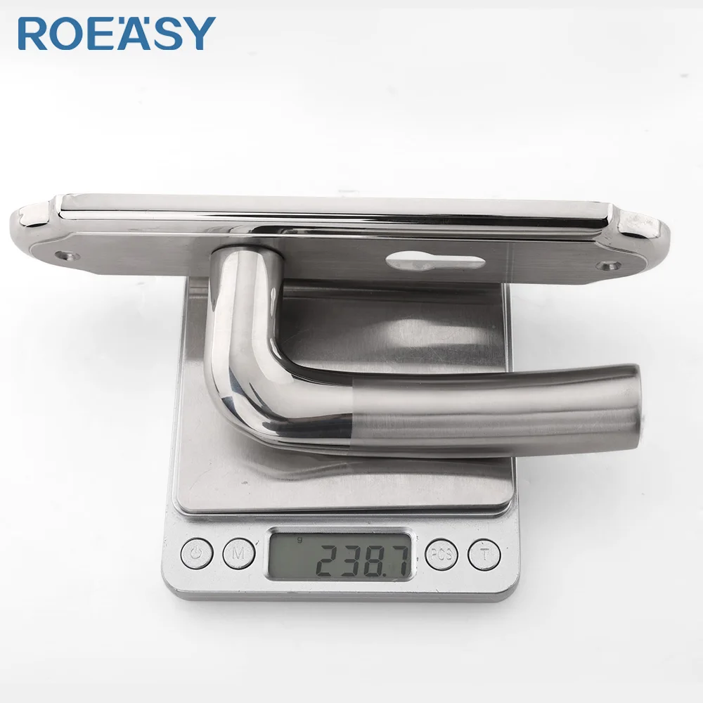 ROEASY door handle lock set china wholesale door lock body cylinder modern mortise door lock cylinder with computer keys