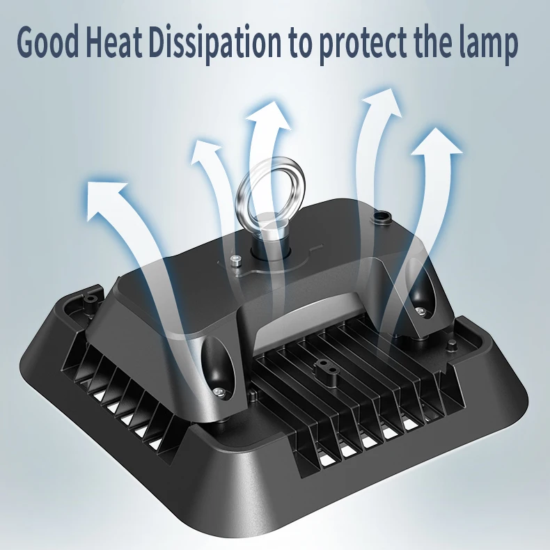 Super Bright 100/150/200W LED High Bay Lights Waterproof Commercial Industrial Market Warehouse Garage Workshop Garage Lamps