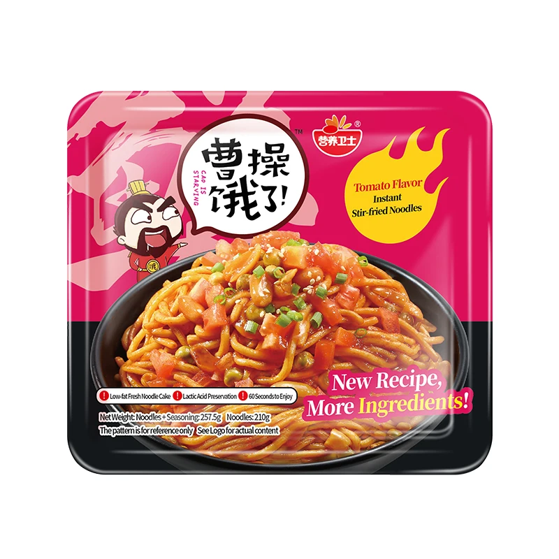 China Sells Instant Noodles Without Deep Frying and Brewed Mixed Noodles With Tomato Flavor and Rich Ingredients