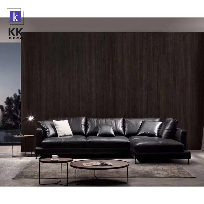 Professional Indoor furniture living room sectional chaise lounge suite sofa set