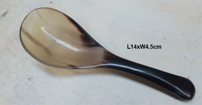 Spice horn spoon tiny small horn spoon