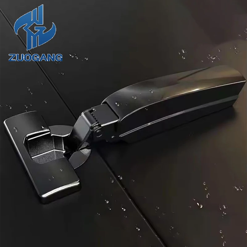 Zuo Gang Wingless Hinge Hydraulic Folding Spring Concealed Hinges Cabinet Hardware Soft Close Cabinet Furniture Hinges