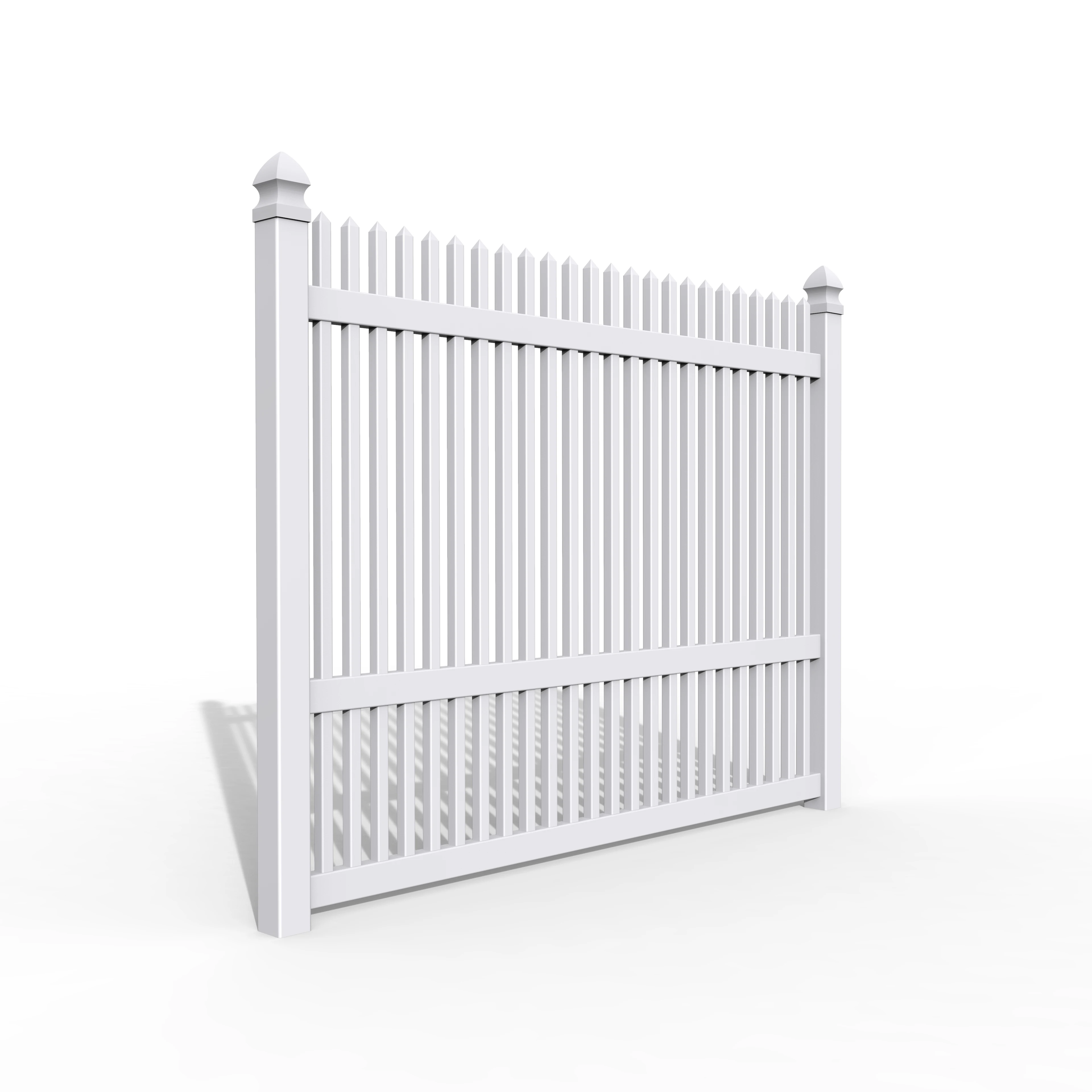 pvc picket garden fence white for children,cheap white small  decorative plastic yard pet baby fence for dogs