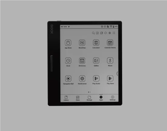 kindle like Onyx Boox 7 inch Ebook Reader ePaper tablet Leaf2 with page turning button with TF card slot for wholesale