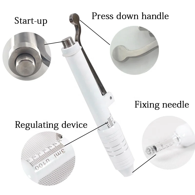 Новая белая инъекционная ручка с гиалуроновой кислотой 0,3 мл