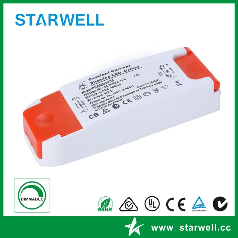 PE296 10-20w Leading edge trailing edge dimming Triac dimmable led driver