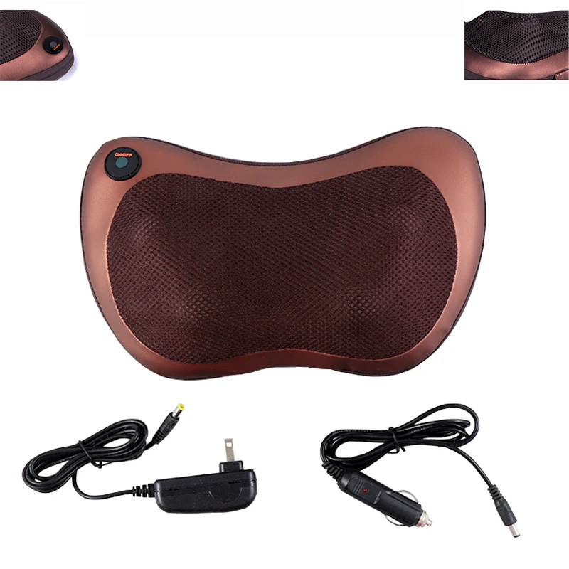 2021 Hot selling Car and Home Electric Rolling Kneading Shiatsu Full Body Neck Massage Pillow with Heat car massage neck pillow