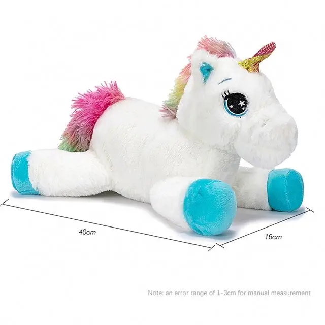 Customized little Pony plush toy Rainbow Unicorn