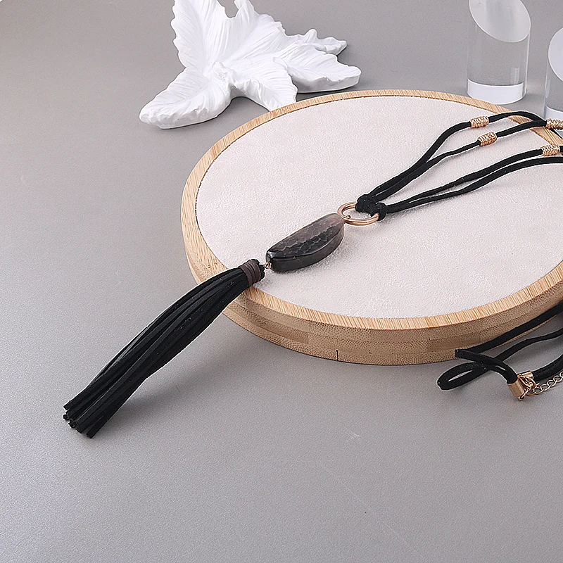 Wholesale custom jewellery for Women Stone Hand made Hight Quality Chunky Gold plated Necklaces