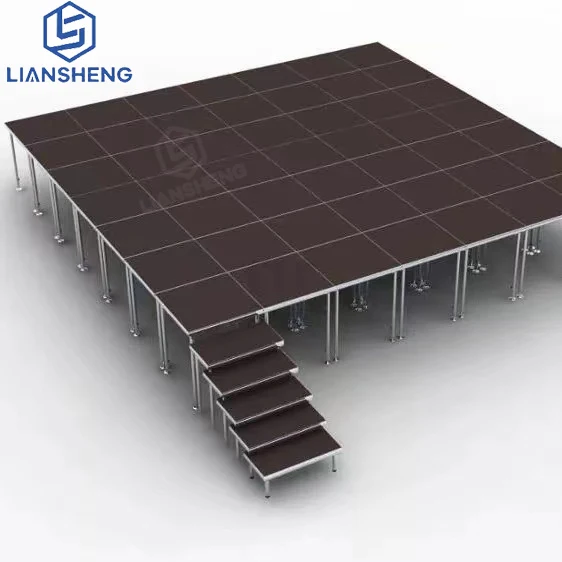 China Manufacturer Customized Size Height Event Concert Stage with Stairs