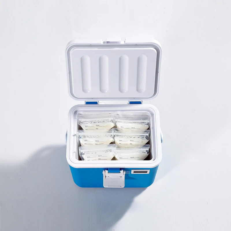 
Milk Cooler Box Camping Beach Picnic Small 5L Ice Box Food Insulated Travel Ice Chest Medicine 