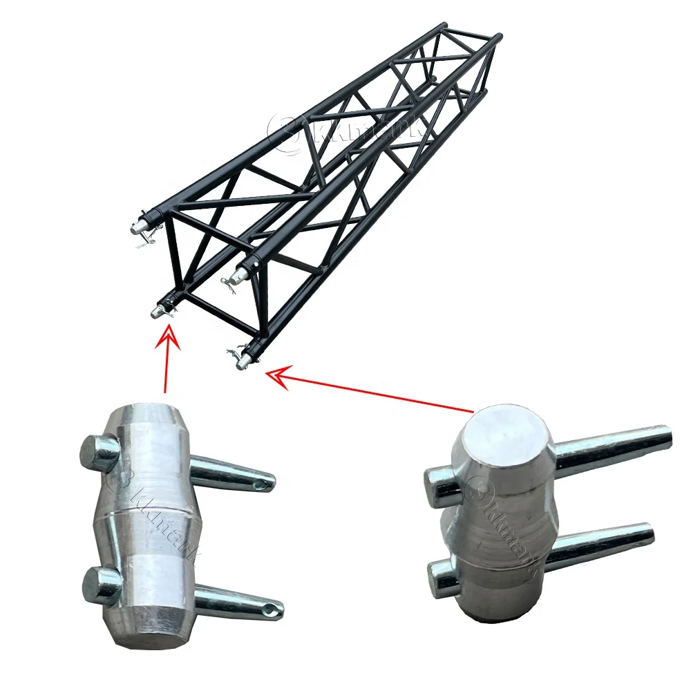 SQ-K44P Aluminum Stage Lighting Truss Display System Accessories Conical Coupler Spigot Truss Connector