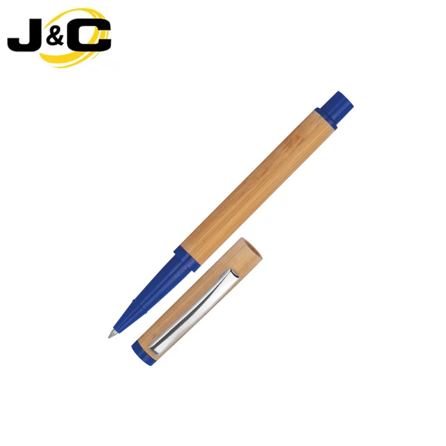 Buy Wholesale Eco Friendly Bamboo Roller Pen With Custom laser engraving logo