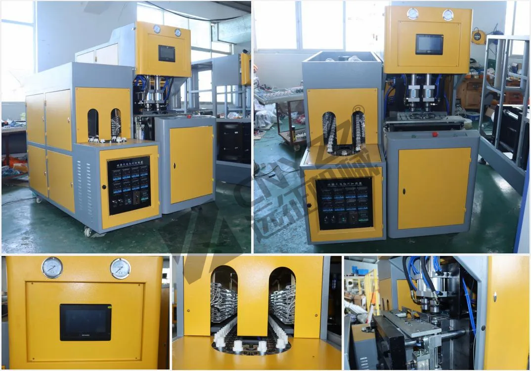 Полуавтоматическая машина для выдувного формования пластиковых бутылок из ПЭТ объемом 2 л