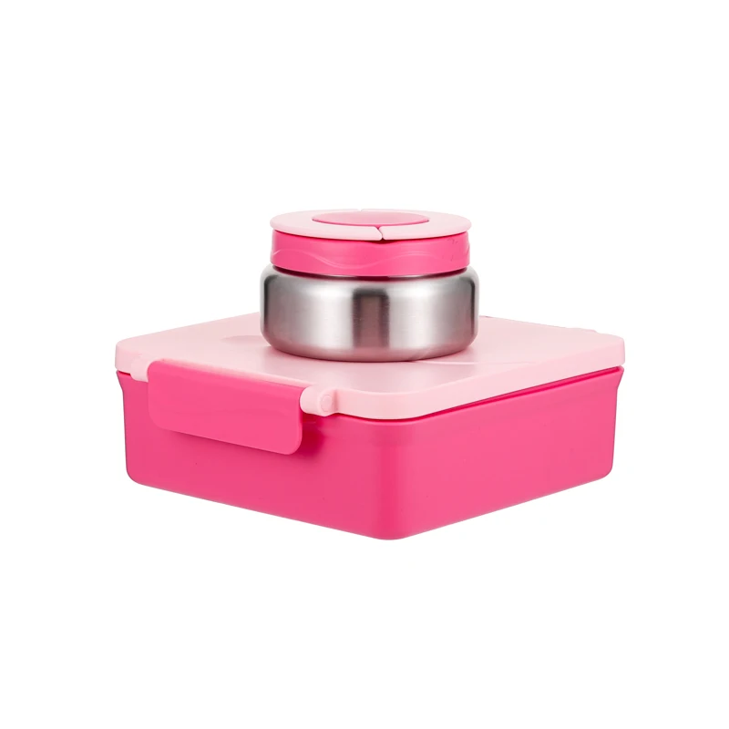 2024 Heat Innovative Products Bento Lunch Box With Insulated Thermos For Kids School Lunchbox