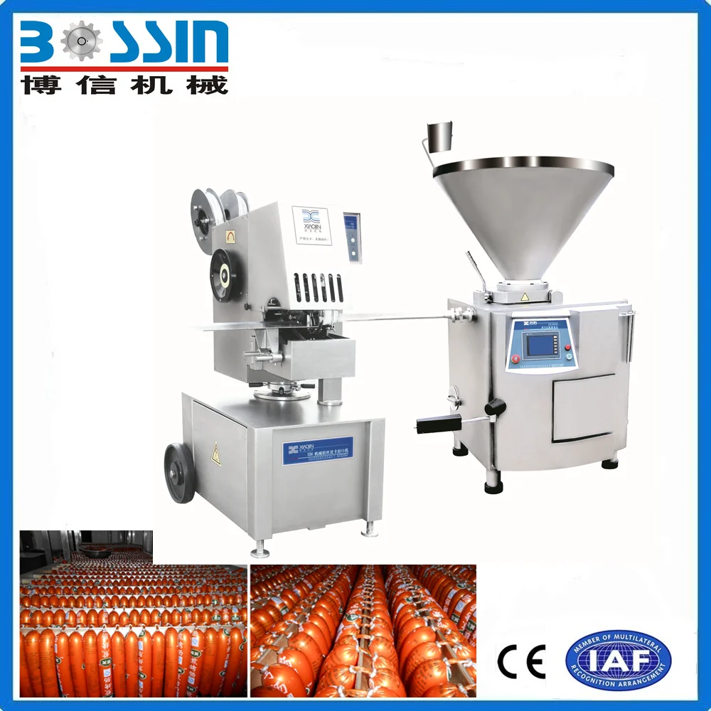 Electric sausage machine equipment:sausage filler+sausage clipper