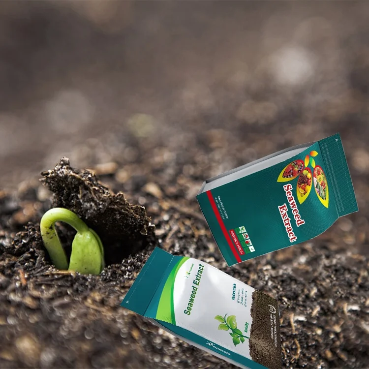 X-Humate органический порошок морских водорослей Ascophyllum Nodosum, экстракты морских водорослей 100%