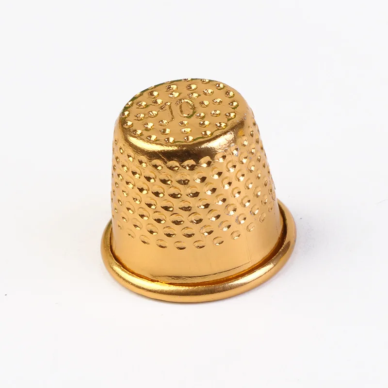 Silver And Gold Sewing Thimble Protector Needlework Sewing Tools Accessories Nice Collection & Gift
