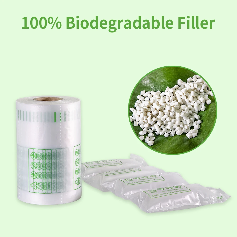 Compostable Inflatable PLA Protective Packaging Plastic Air Pillow Cushions