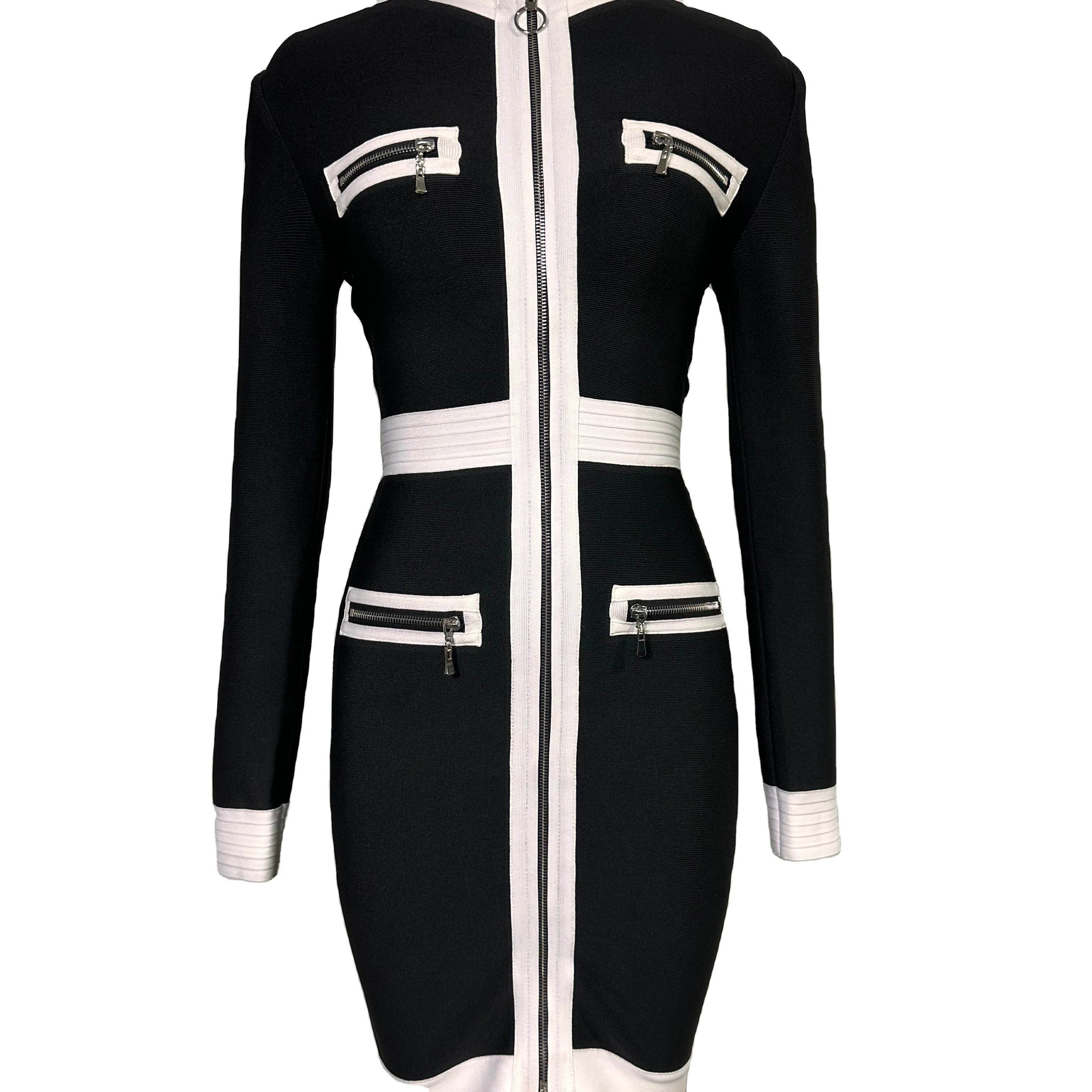 custom New Elegant Evening Bandage Dress Midi Feather Sleeveless Strapless bodycon bandage dress