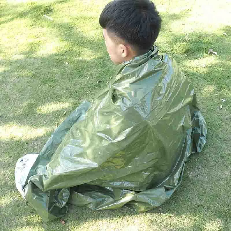 PE Marathon Field Cold-proof Life-saving Blanket Thickened Emergency Disposable Thermal Insulation Blanket Wholesale