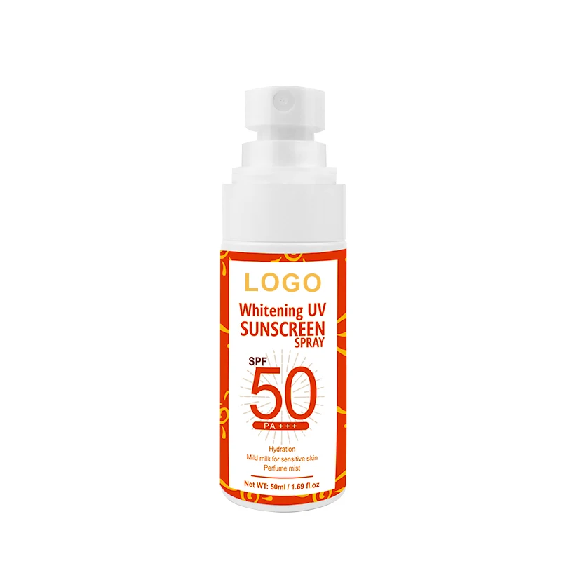 Natural Private Label Brands of Sunblock Water Resistant Whitening Sun block Lotion Sunscreen Spray