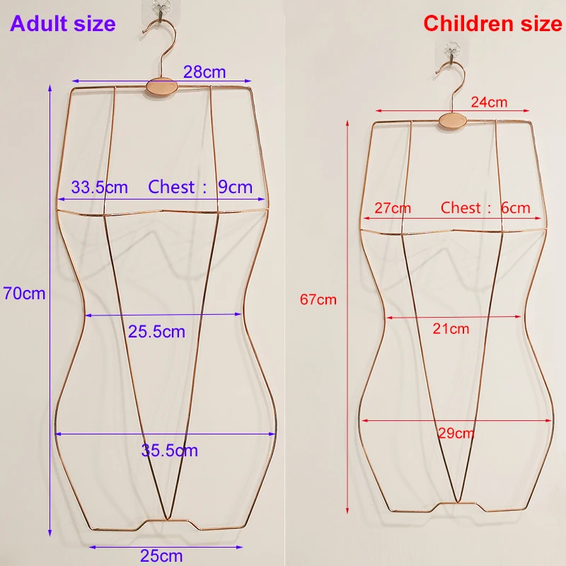 China Supplier Top Sale Black swimwear  body shape full body hanger