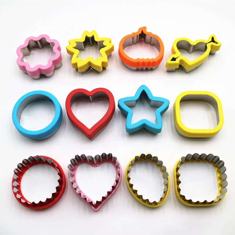 
Metal sandwich cutter for kids stainless steel bread cutter cookie cake mold heart star round shapes 