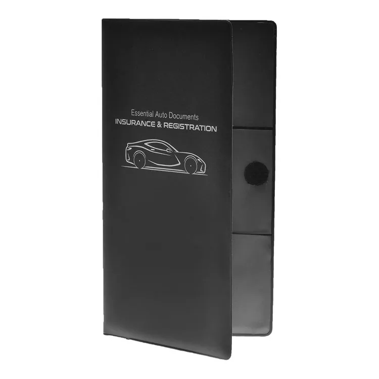 Car Insurance and Registration Card Wallet PU Leather Car Document Holder