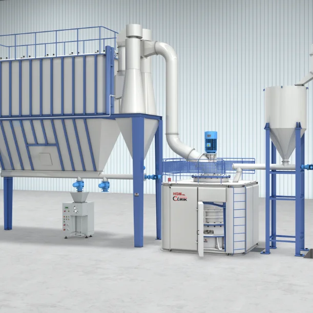 Calcium carbonate powder making machine for graphite quartz powder production line