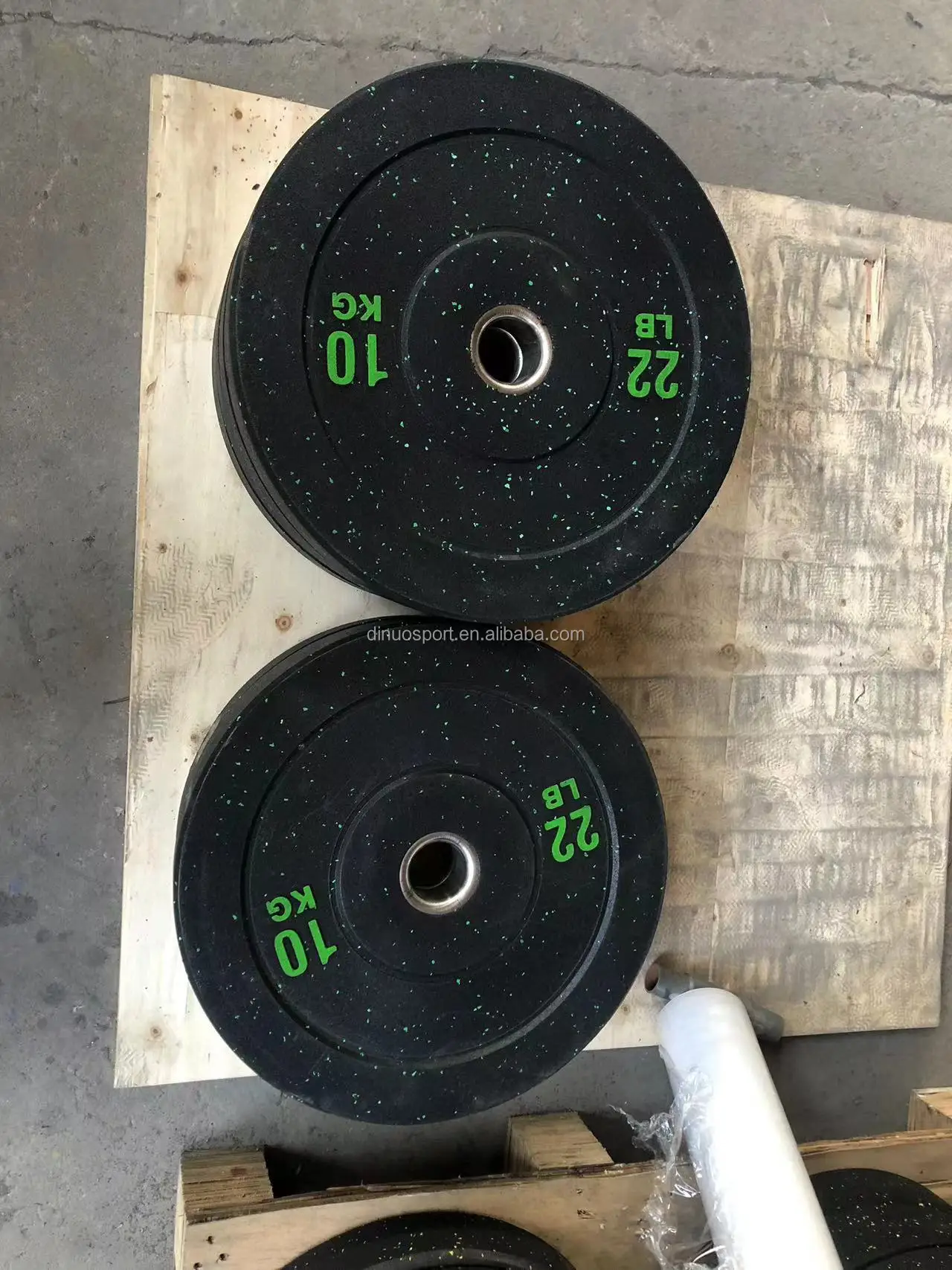 Custom Logo Factory High Quality Barbell Bumper Weight Plate Crumb Rubber Barbell Bumper Plate For Weight Lifting