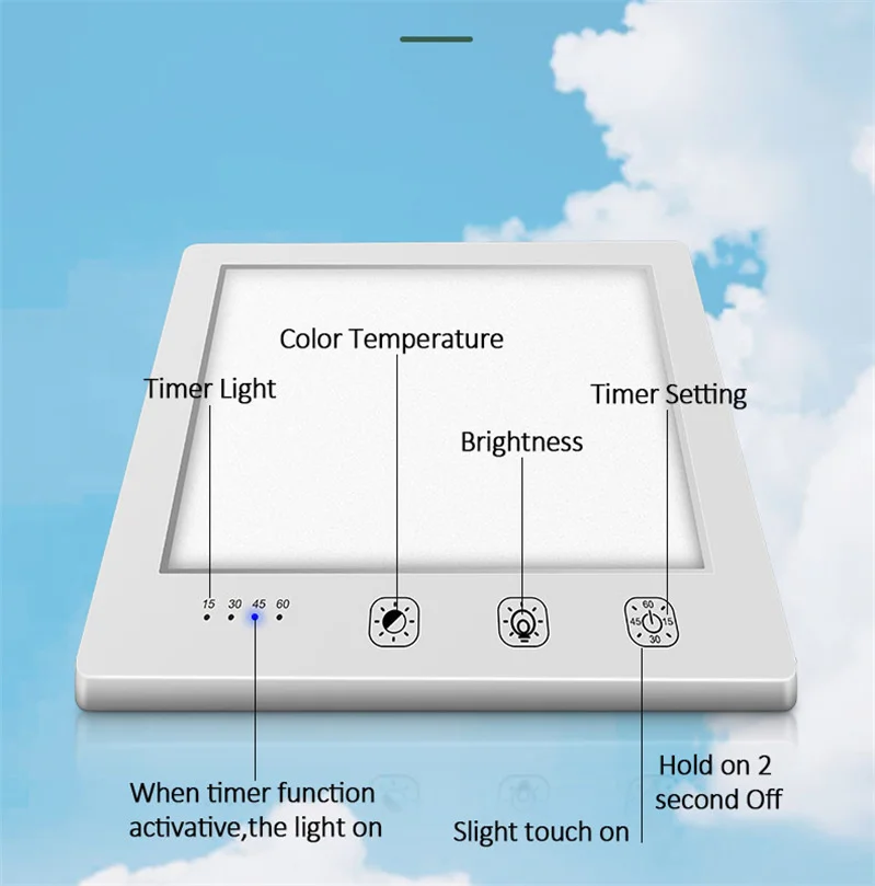 UK Seasonal Affective Sad Disease Light Led Manufacturer Phototherapy Therapy Daylight Lamp