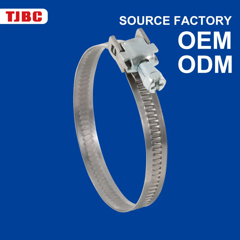 Online Wholesale Industrial tube clamp quick release Screw Hose Connector Heavy Duty lock pipe Clamp