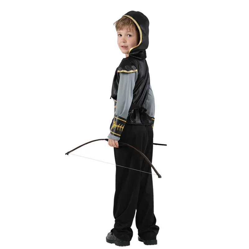 Kids costume Halloween Carnival party hooded shooter costume