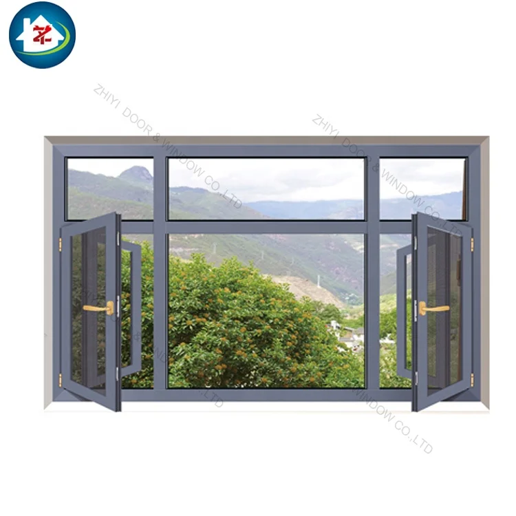 As2047 Cheap price Hot sale aluminum basement casement windows with screen for house