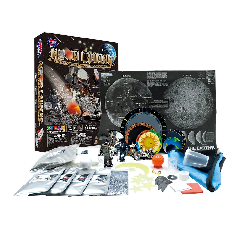 Big Bang Science Moon Landing Science DIY Craft Kit STEM Science Toys for Teens and Children Boys and Girls