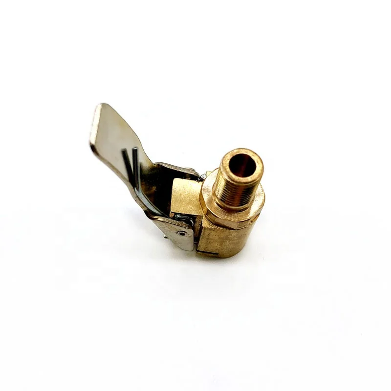8mm Air Pump Chuck Clip Closed Flow Lock On Air Chuck with Clip Fast Conversion Head Clip