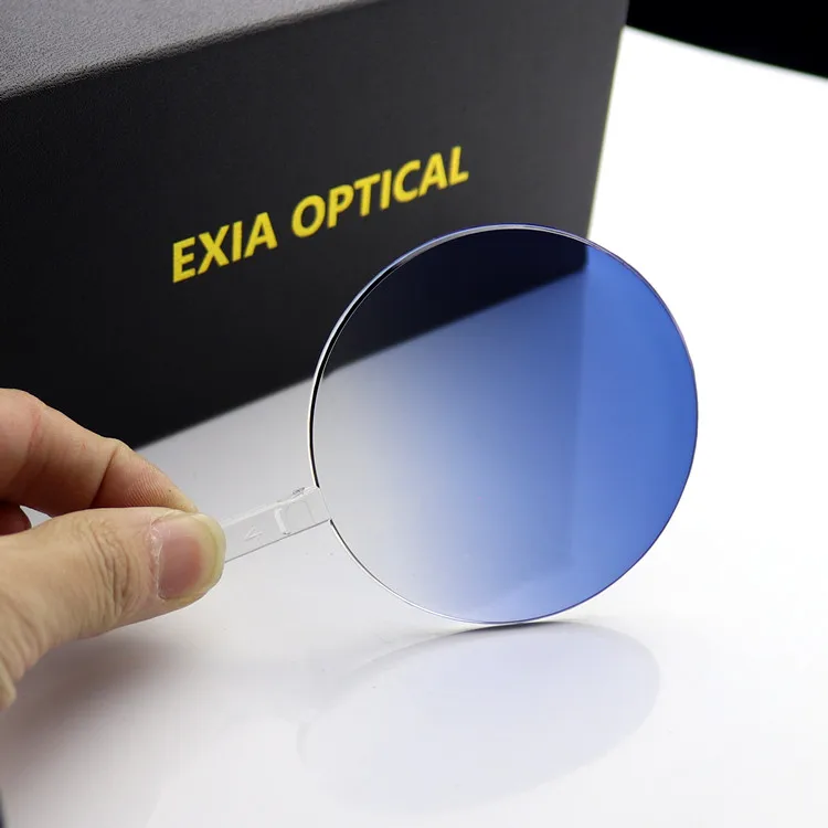 EXIA NY7A Base 2 Sunglasses Lenses Gradient Blue Color Anti-Ultra Violet UV400