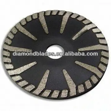 High Quality Concave Curved Disc Diamond Saw Blade T-Segmented Turbo Cutting Disc for Granite Marble