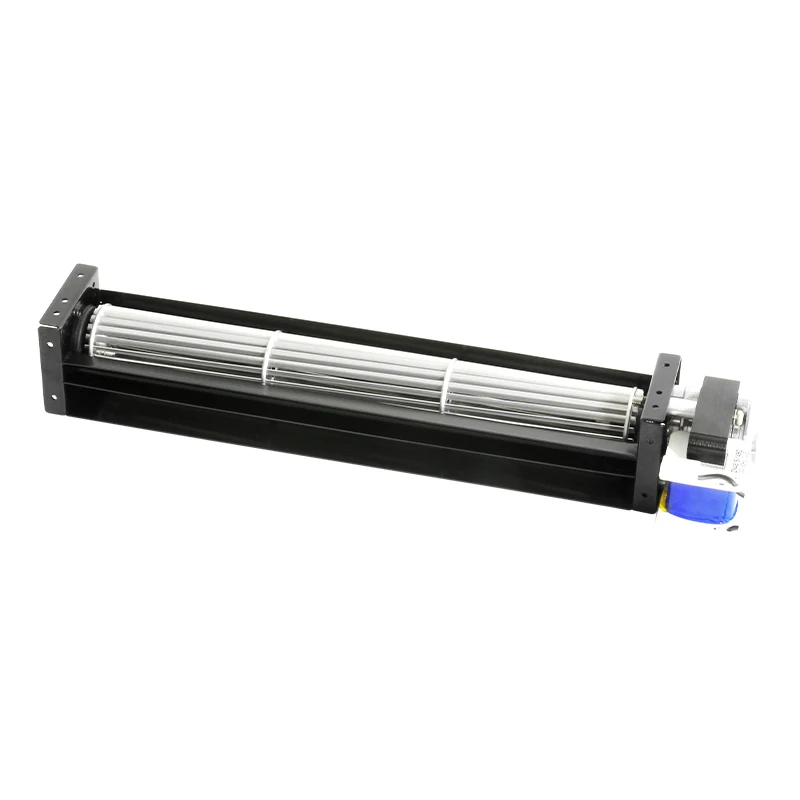 PRSK AC 120V 230V 30*250mm Tangential Fan  Air Curtain Cross Flow Fan Blower For Heaters