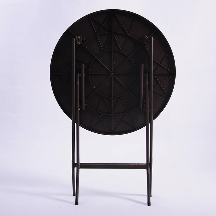 Wholesale modern casual design plastic table top non-slip foot dining table