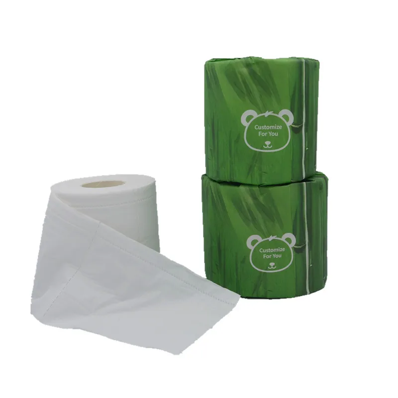 Water Soluble Toilet Paper Soft And Hygienic 3 Ply Bathroom Tissue Bamboo Toilet Paper Roll