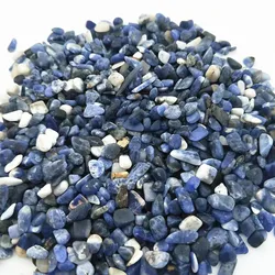 Wholesale beautiful healing crystal natural blue sodalite mineral crystal gravel crystal stones