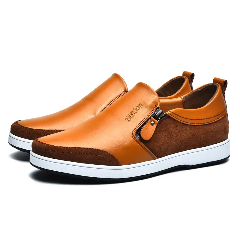 PDEP high quality 2022 slip on 6cm invisible height increasing men loafers causal elevator shoes for men