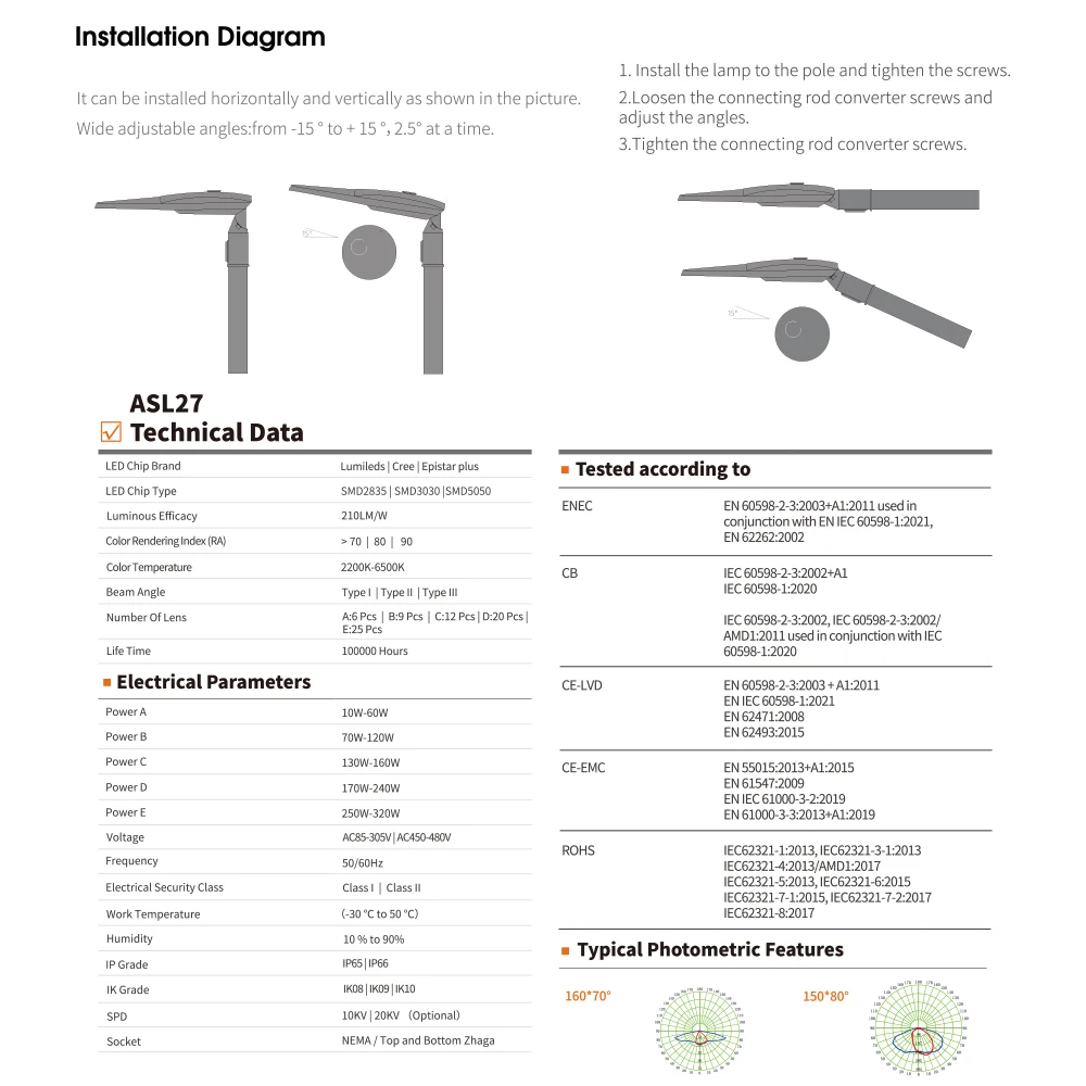 street light remote management system street light table top led highway outdoor street light
