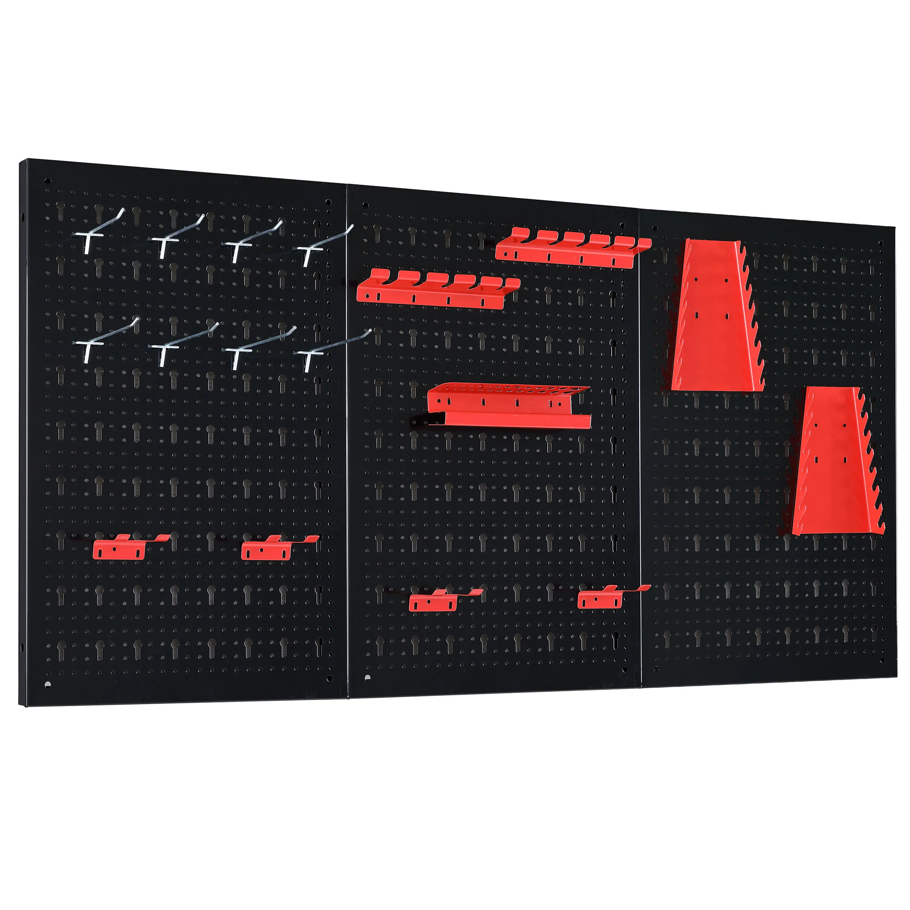 Wall-mounted storage box 17pcs Wall Tool Holder Warehouse Organizer Box Storage Bins Bolt Plastic Box