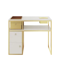 Professional Modern Popular Salon Nail Tech Tables Nageltisch Manicure Station Manicure Table And Chair Set Nail Art Table